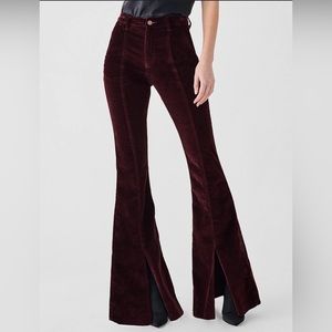 DL1961 Velvet Rachel High Rise Imstasculpt Flare Pants